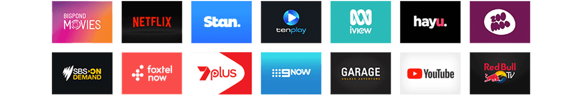 Telstra TV 2 apps